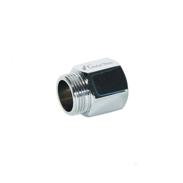 Chromowane przyłącze mosiężne 3/4" FT02