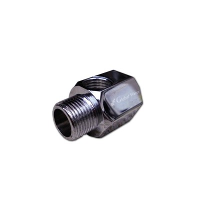 Chromowane przyłącze mosiężne 3/8" FT03