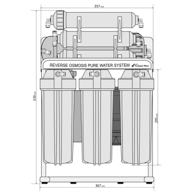 Filtr wody osmoza RO7 400