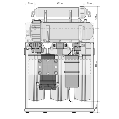 Filtr wody osmoza RO7 400