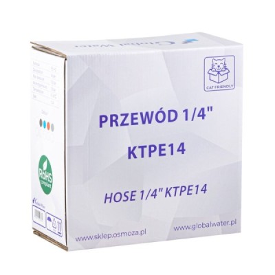 Przewód niebieski 1/4" GW-14-BE rolka 100 mb