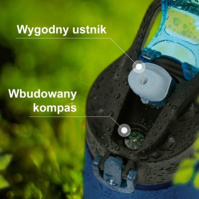 Butelka turystyczna z filtrem Global Water Straw
